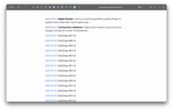 Screenshot 2024-04-07 at 12.18.png A screenshot showing my blog using the old default theme